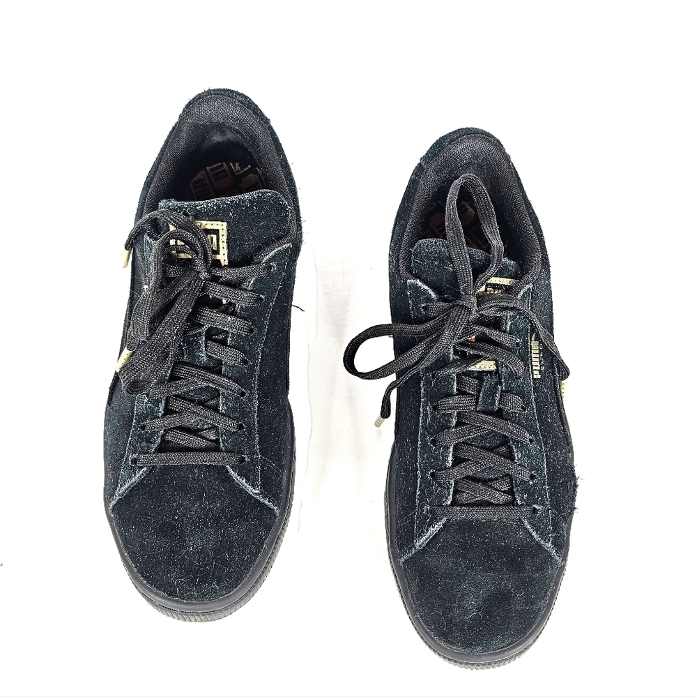Puma Black Suede Sneakers - Picture 3 of 11